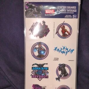 Marvel Black Panther Temporary Tattoo